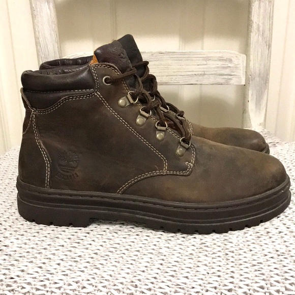 Timberland Men's Brown Leather Boots - Picture 1 of 15